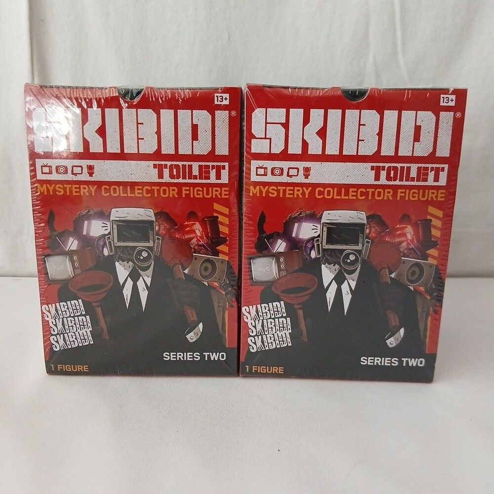 Skibidi Toilet Mystery Collector Figure Mystery Box Series Two Lot Of 2 NEW